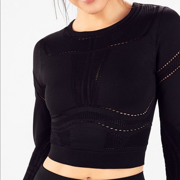 Fabletics Jaymee Mesh Long-Sleeve Top - Picture 2 of 5